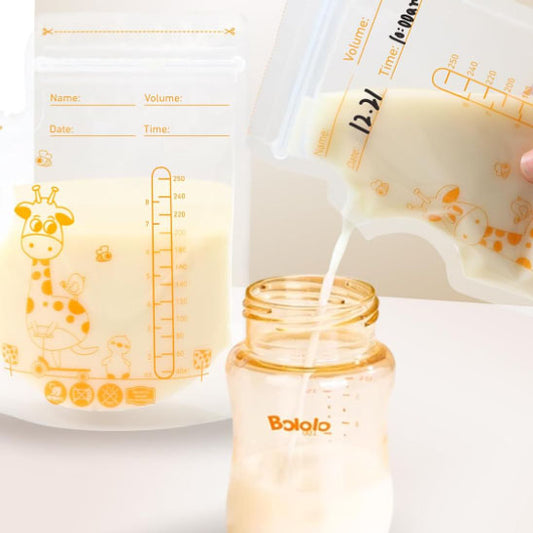 TétéeZen™ – Sachets de conservation du lait maternel pré-stérilisés et anti-fuite