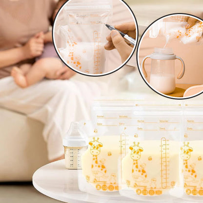 TétéeZen™ – Sachets de conservation du lait maternel pré-stérilisés et anti-fuite