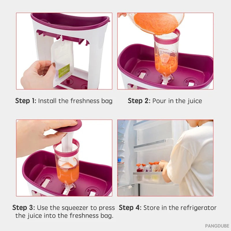 Presse-Purée BabySqueeze™ – La solution pratique pour purées maison