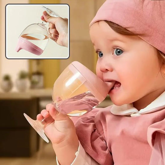 RoyalSip Goblet™ – Le verre apprentissage bébé qui transforme les repas en fête