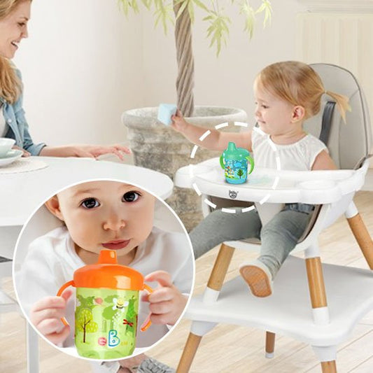 Sip&Smile™ – gobelet bébé anti fuite à bec et poignées