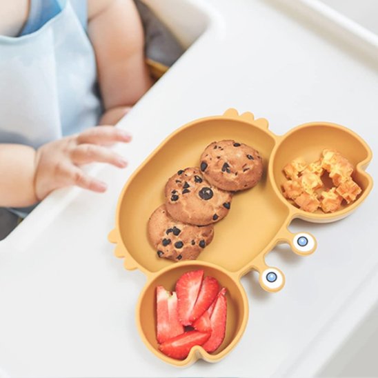 Assiette bébé antidérapante | Sécuri-Repas