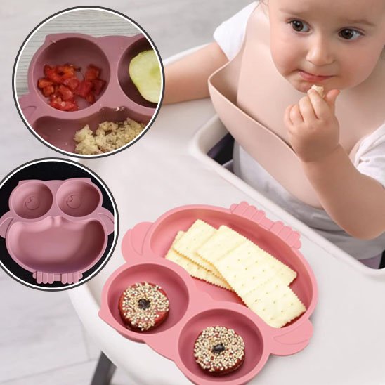 Assiette Antidérapante pour Bébé | BabyMeal