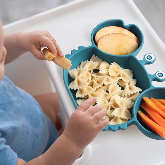 Assiette bébé antidérapante | Sécuri-Repas