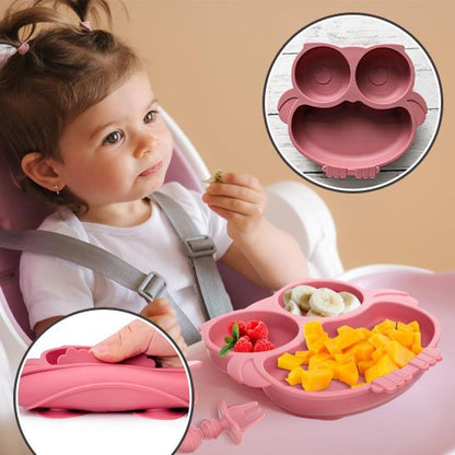 Assiette Antidérapante pour Bébé | BabyMeal