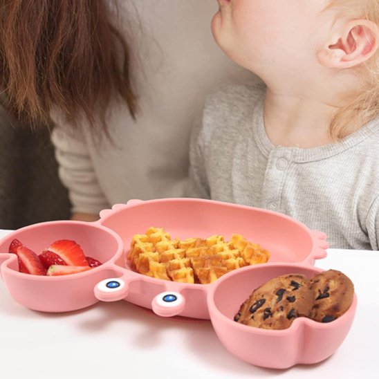 Assiette bébé antidérapante | Sécuri-Repas