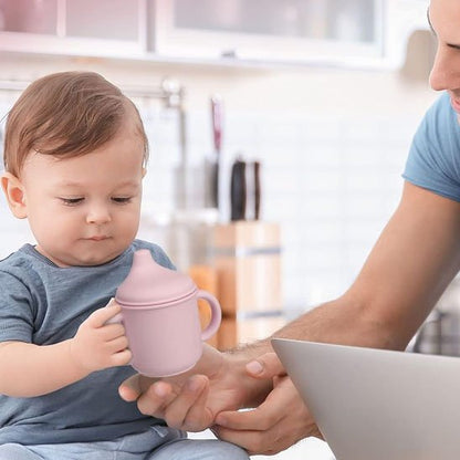 AquaGuard Duo™ – Verre anti fuite bébé à bec souple et poignées