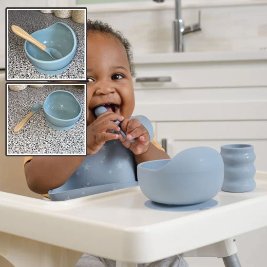 Assiette bébé anti-dérapante | BabyMeal