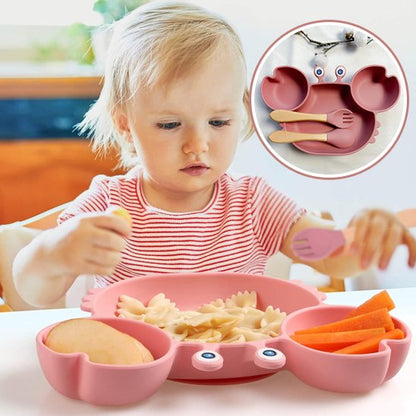 CrabFeast 9™ – Set de table bébé ludique et ultra-pratique