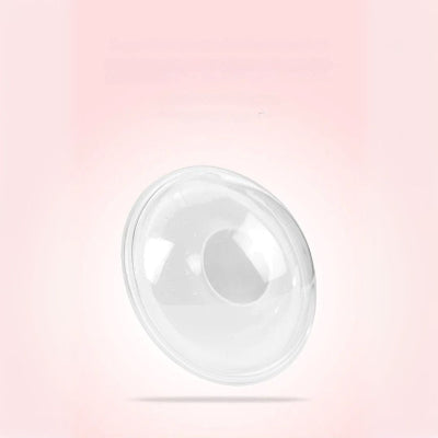 Recueil-lait MilkGardian en silicone transparent, accessoire d'allaitement discret et efficace pour collecter les fuites de lait maternel.