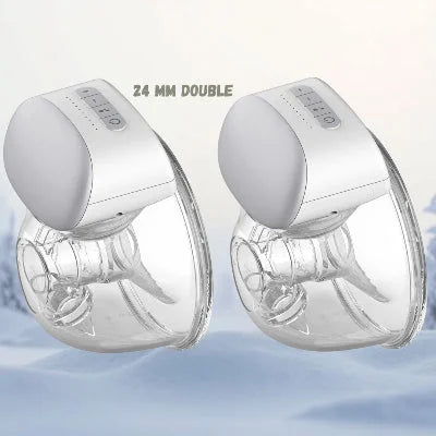 Tire lait électrique double téterelle de 24mm, compact et efficace, conçu pour une utilisation optimale en toute saison, avec une grande autonomie.
