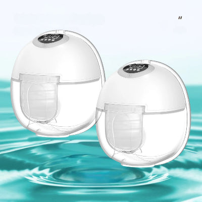 Tire-lait électrique double avec design sphérique, offrant une extraction discrète et confortable pour les mamans allaitantes.