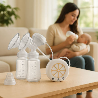 Tire lait électrique portable LactéaFlex™ en double pompage à la maison