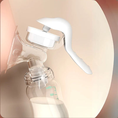 Tire-lait en utilisation directe, ergonomique et doux pour la maman.
