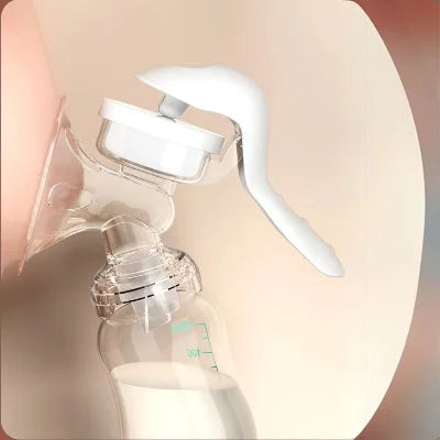 Tire-lait en utilisation directe, ergonomique et doux pour la maman.
