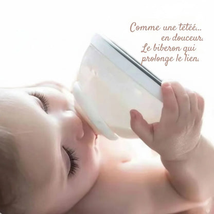 Biberon en forme de sein - vue principale — allaitement et repas bébé serein