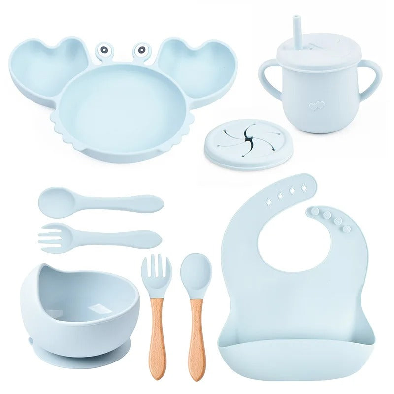 CrabFeast 9™ – Set de table bébé ludique et ultra-pratique