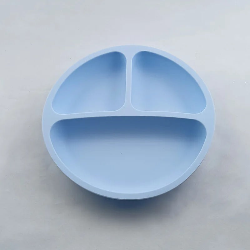 TriBambou TrioGrip™ – Assiette bébé compartimentée antidérapante