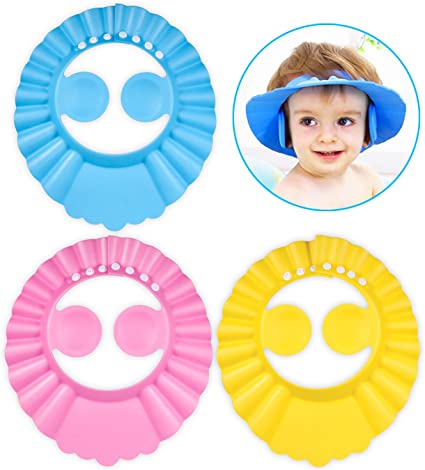 Visière chapeau pour douche bébé I ShampooCap™ - Premiers Pas Sereins